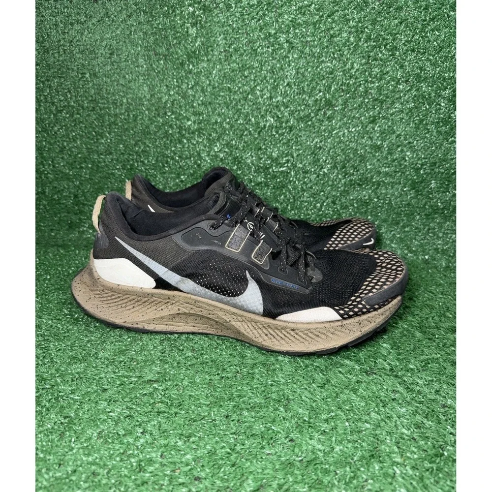 Nike Pegasus Trail 3 Mens Size 13 Black Brown Outdoor Running Shoes DM6161-010